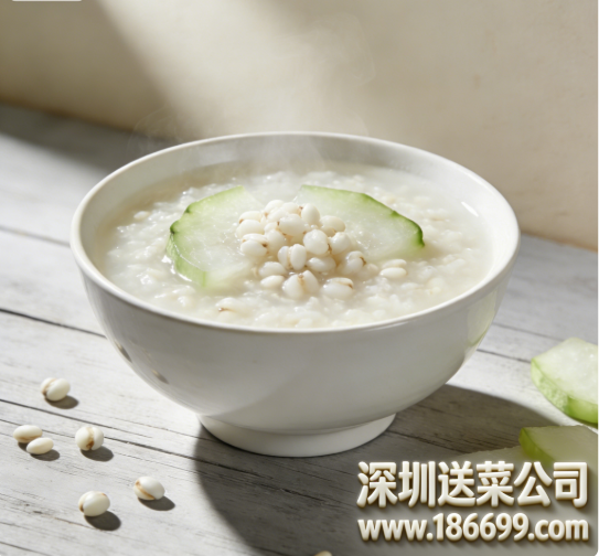 深圳送菜公司談談:薏仁冬瓜粥有哪些功效?